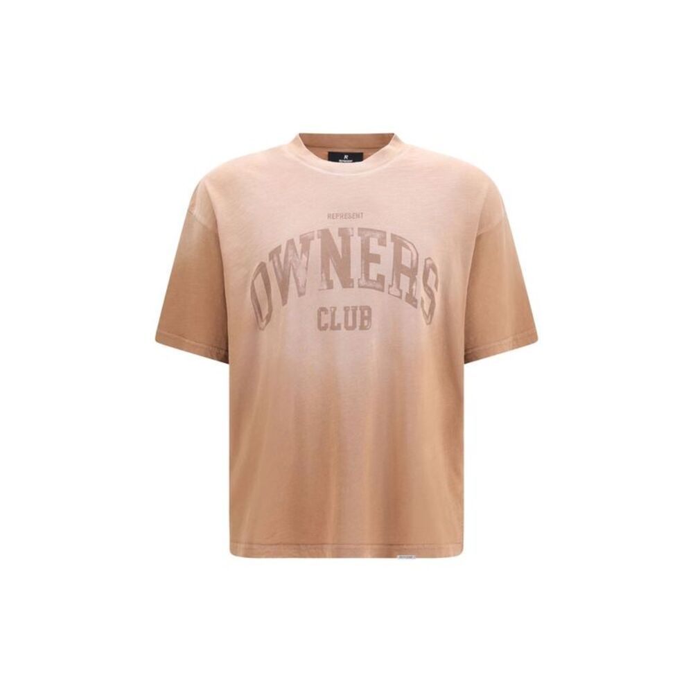 Represent Brown Cotton Men's T-Shirt